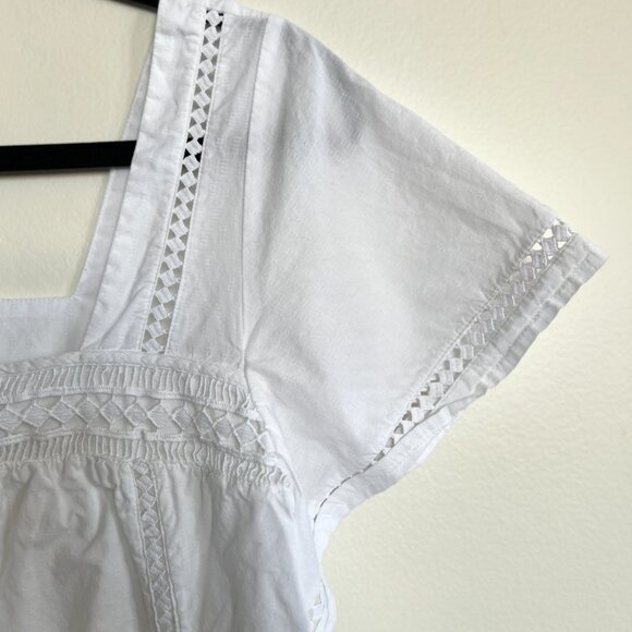 "Abercrombie and Fitch" linen white dress with pockets! - Size S - Picture 3 of 8